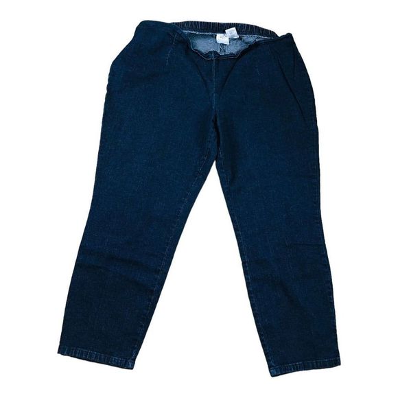 2552 JMS Just My Size Skinny Leg Jeans Elastic Waist Size 4X 26W 28W JMS8132 - Picture 1 of 6